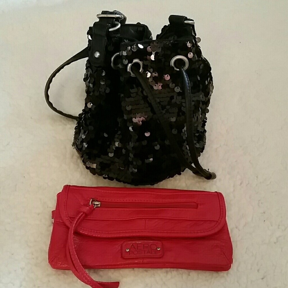 Aeropostale Bundle Cross body and Wristlet